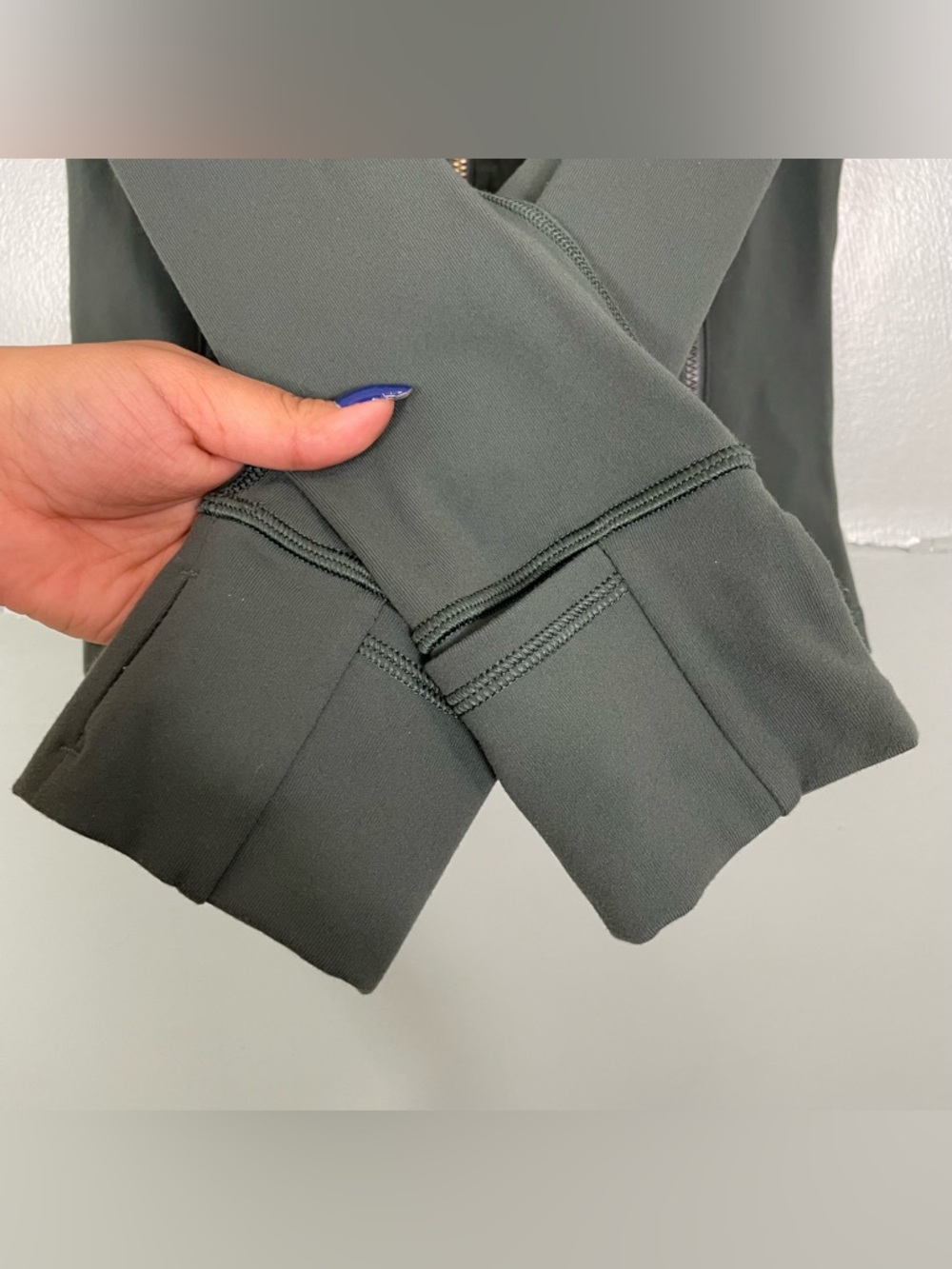 Lululemon Define Jacket Luon Dark Forest Green Gold Hardware Women Size 6 - Picture 4 of 10